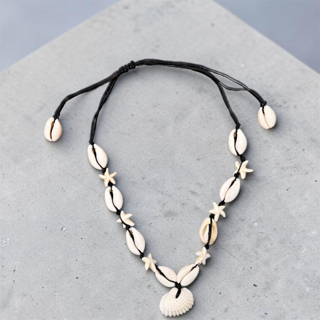 Collier "Summer Vibes" en coquillages naturels